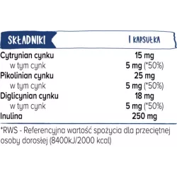 Biowen Zinc 3 x Immunity 100 kapsułek