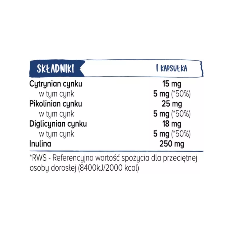 Biowen Zinc 3 x Immunity 100 kapsułek