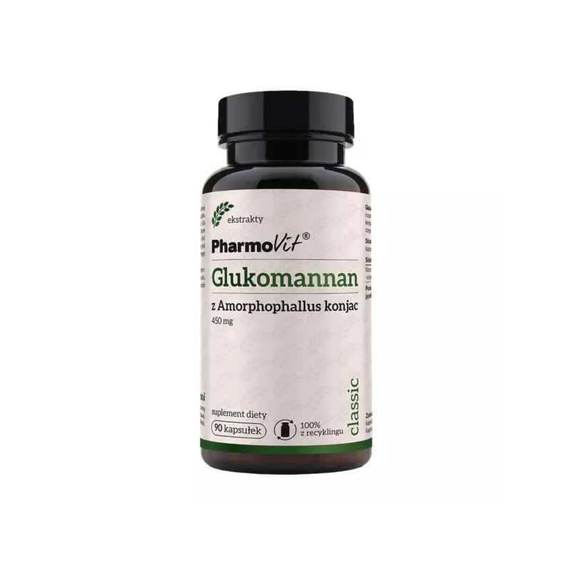 Pharmovit Glukomannan 450 mg 90 kapsułek Pharmovit Glukomannan 450 mg 90 kapsułek