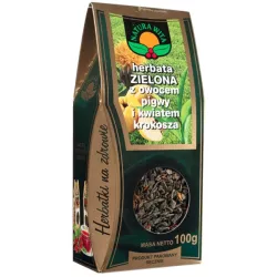 NW HERBATA ZIELONA Z PIGWĄ I KWIATEM KROKOSZA 100G