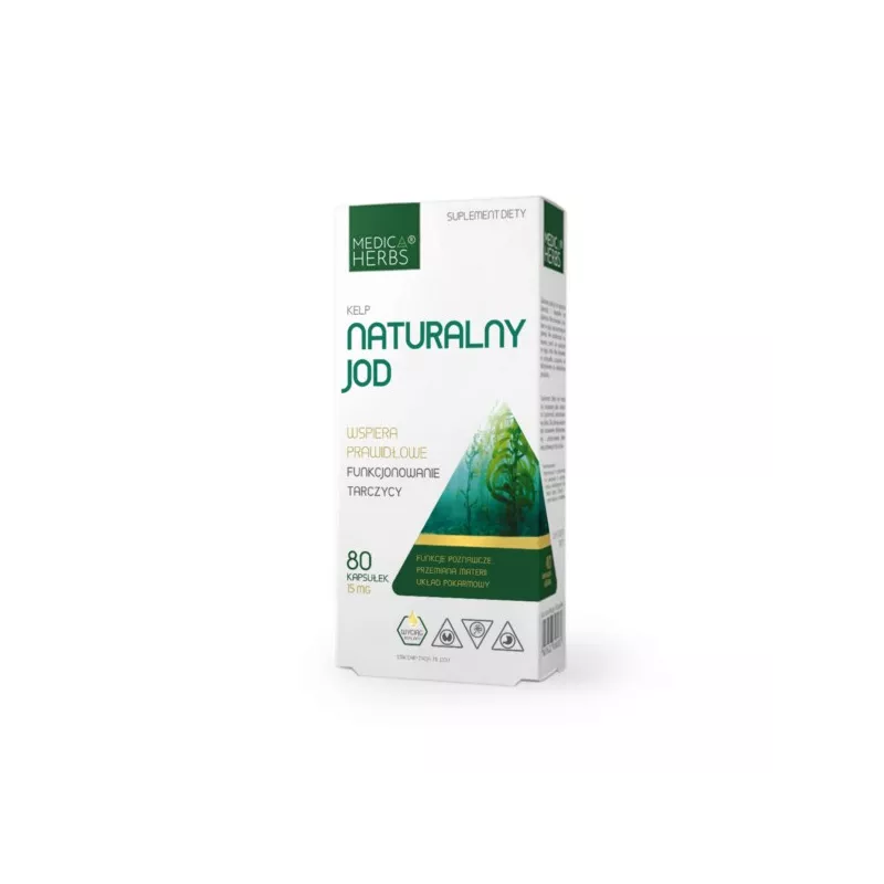 Medica Herbs Kelp Naturalny Jod 80 k Medica Herbs Kelp Naturalny Jod 80 k