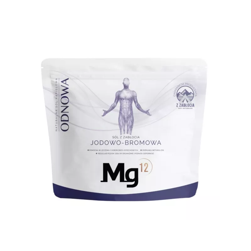 Mg12 Odnowa Sól jodowa - bromowa 1 kg z Zabłocia Mg12 Odnowa Sól jodowa - bromowa 1 kg z Zabłocia