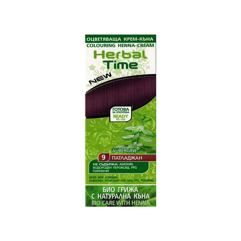 Herbal Time Naturalna Henna Bakłażan 75 ml Herbal Time Naturalna Henna Bakłażan 75 ml
