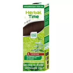 Herbal Time Naturalna Henna CZEKOLADA 75 ml Herbal Time Naturalna Henna CZEKOLADA 75 ml