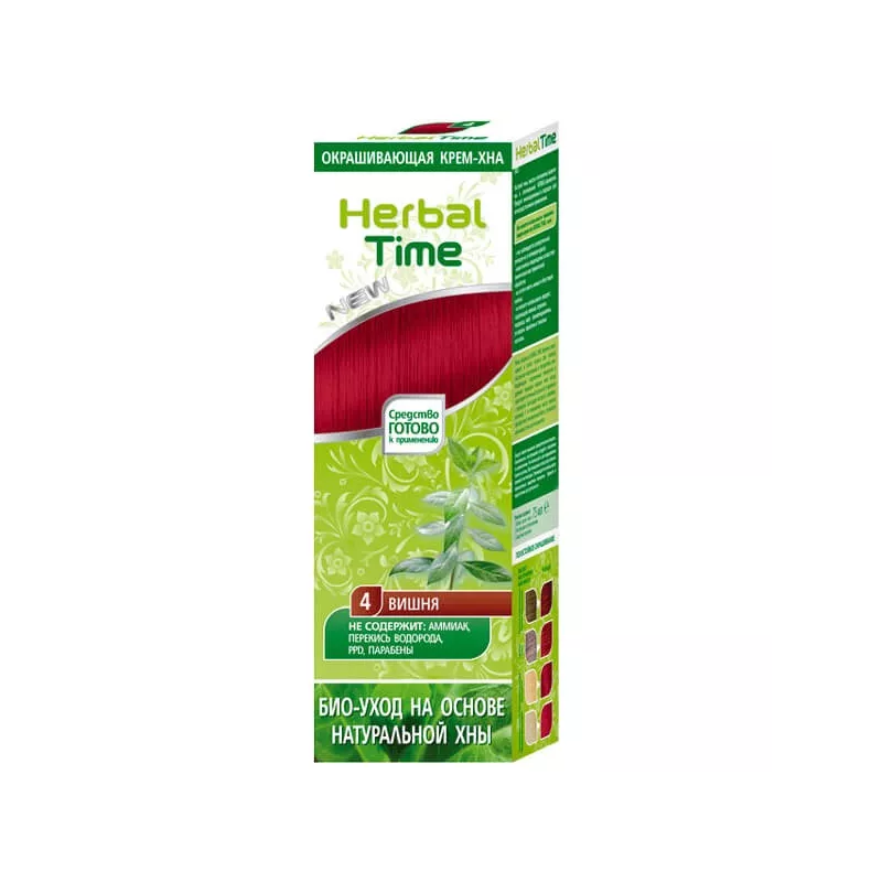 Herbal Time Naturalna Henna WIŚNIA 75 ml