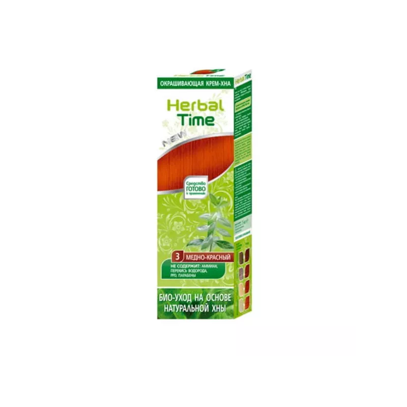 Herbal Time Naturalna Henna MIODOWA CZERWIEŃ 75 ml Herbal Time Naturalna Henna MIODOWA CZERWIEŃ 75 ml
