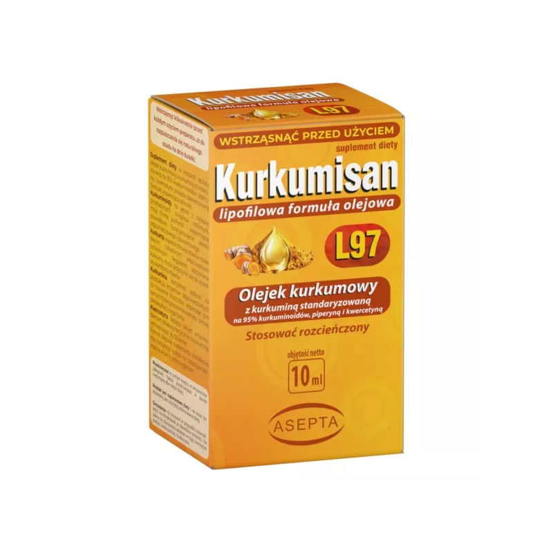 Asepta Kurkumisan L97 10 ml olej kurkumowy