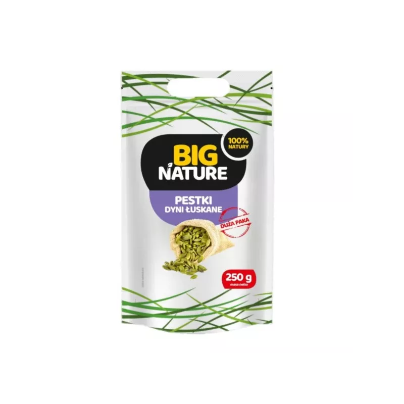 Big Nature Pestki Dyni łuskane 250 g