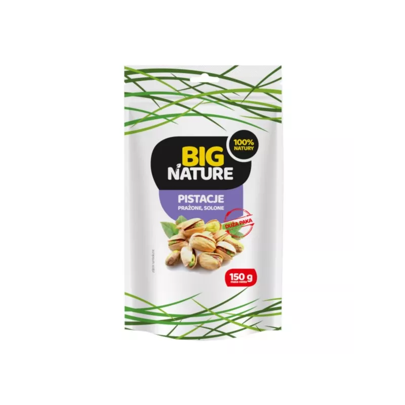 Big Nature Pistacje prażone solone 150 gr Big Nature Pistacje prażone solone 150 gr