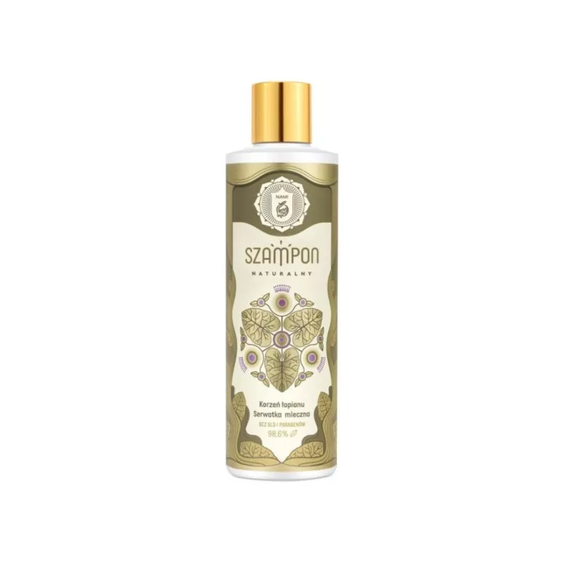 Nami Szampon Na Bazie Serwatki Łopian Sls 280 Ml Nami Szampon Na Bazie Serwatki Łopian Sls 280 Ml