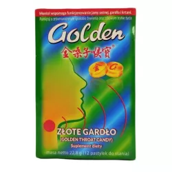 Złote Gardło Golden Throat Candy 12 pastylek