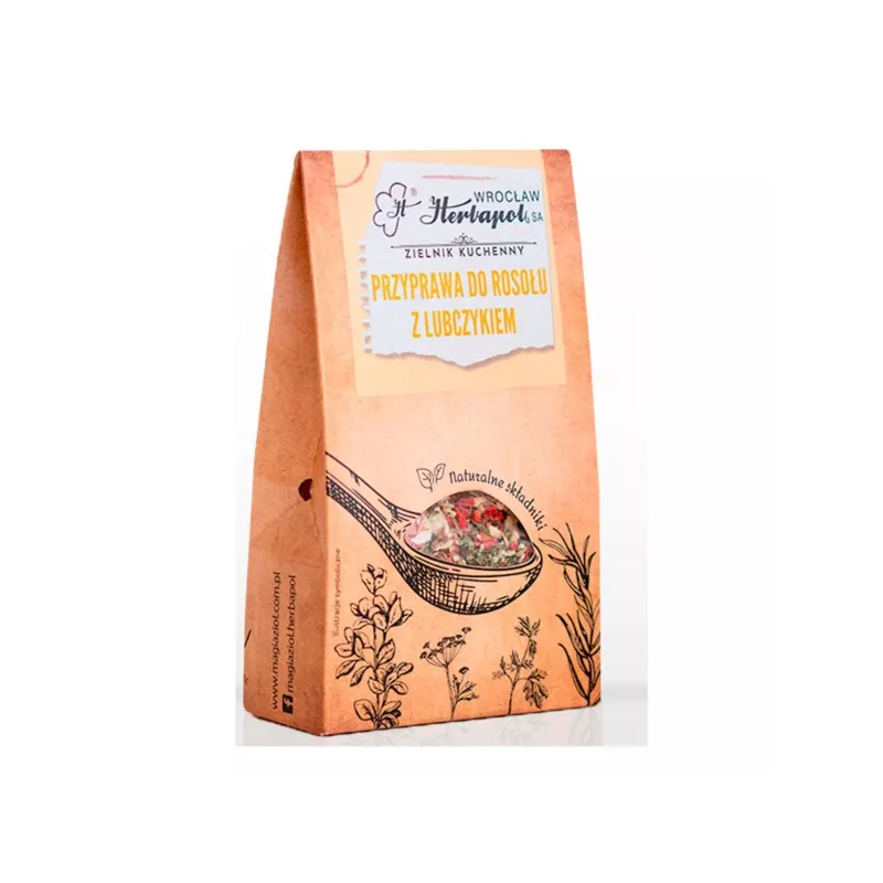 Herbapol Przyprawa do rosołu z lubczykiem 60 g Herbapol Przyprawa do rosołu z lubczykiem 60 g