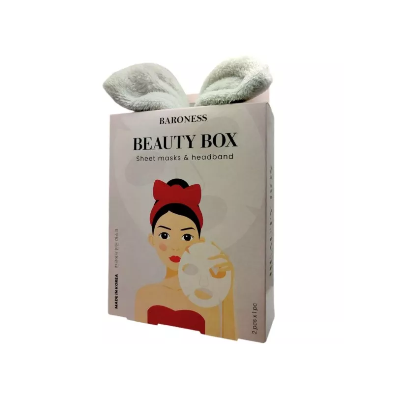 Baroness zestaw Beauty Box: opaska + 2 maski Baroness zestaw Beauty Box: opaska + 2 maski