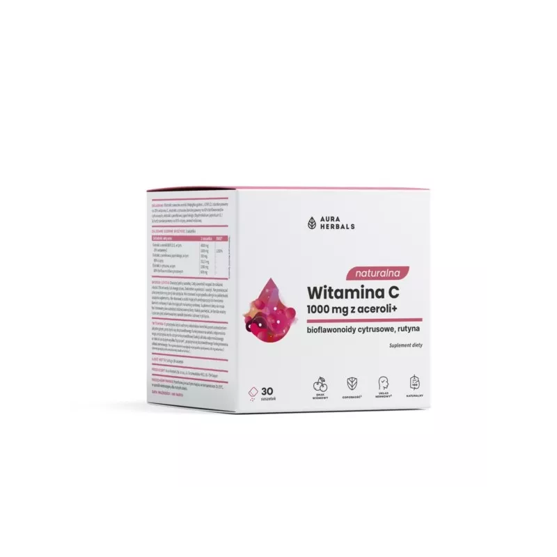 Aura Herbals Naturalna Witamina C 1000 z acerolii