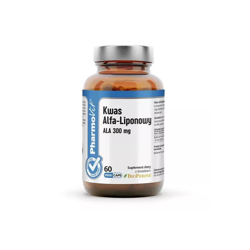 Pharmovit Kwas Alfa-Liponowy ALA 300 mg Pharmovit Kwas Alfa-Liponowy ALA 300 mg