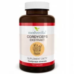 Medverita Cordyceps ekstrakt 500 mg 120 kapsuek Medverita Cordyceps ekstrakt 500 mg 120 kapsuek