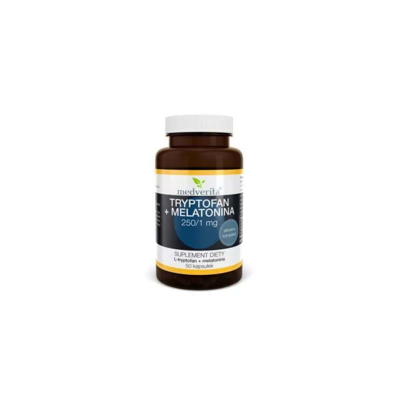 MedveritaTryptofan + Melatonina 50 kapsuek