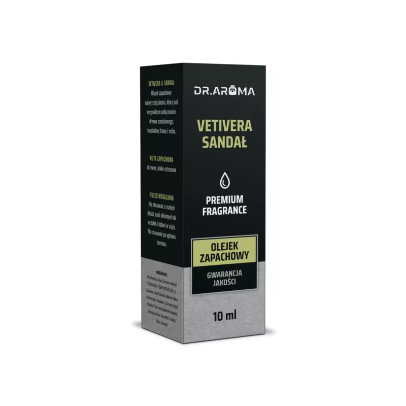 DR.AROMA Olejek VETIVERA & SANDAŁ 10 ML DR.AROMA Olejek VETIVERA & SANDAŁ 10 ML