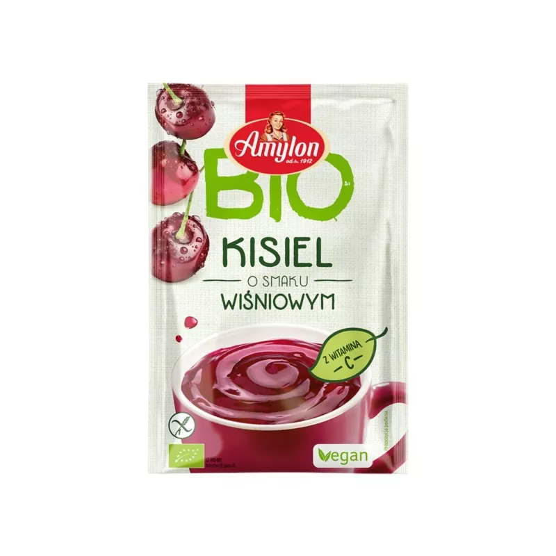 AMYLON Kisiel O Smaku Wiśniowym BIO 30g