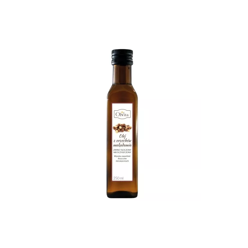 Olvita Olej Z Makadamia Zimno Tłoczony 250 Ml