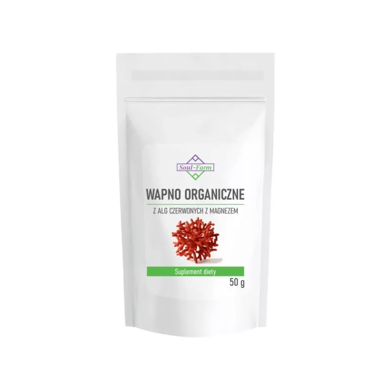 Soul Farm Premium Wapno Organiczne 50g proszek Soul Farm Premium Wapno Organiczne 50g proszek
