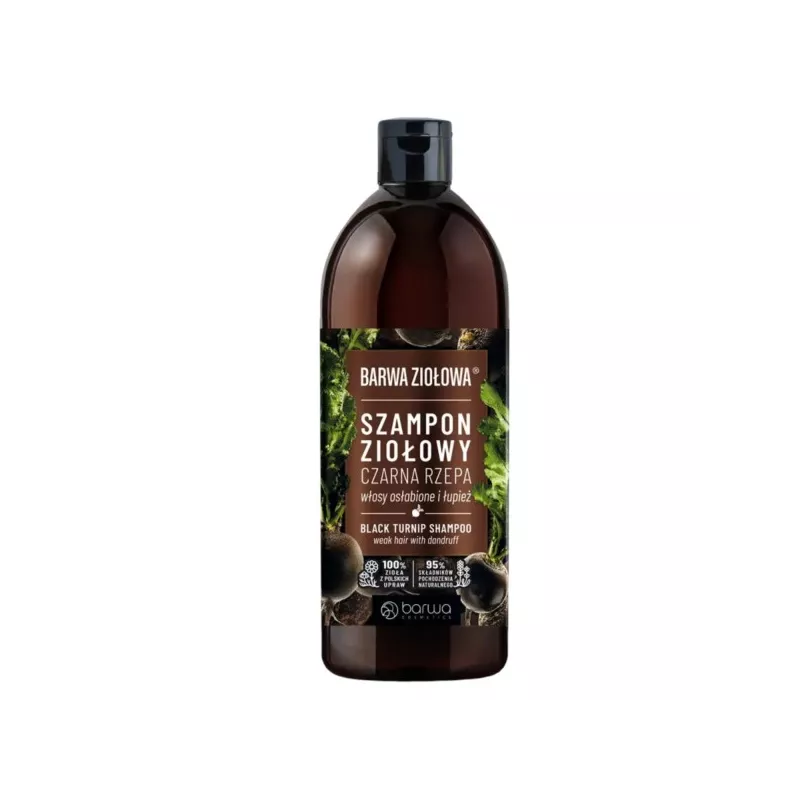 Barwa Szampon do włosów Czarna Rzepa 480 ml