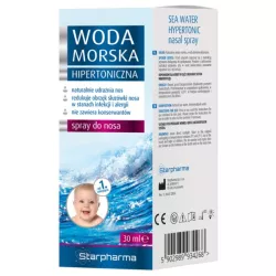 Starpharma Woda Morska Hipertoniczna 30 ml Starpharma Woda Morska Hipertoniczna 30 ml