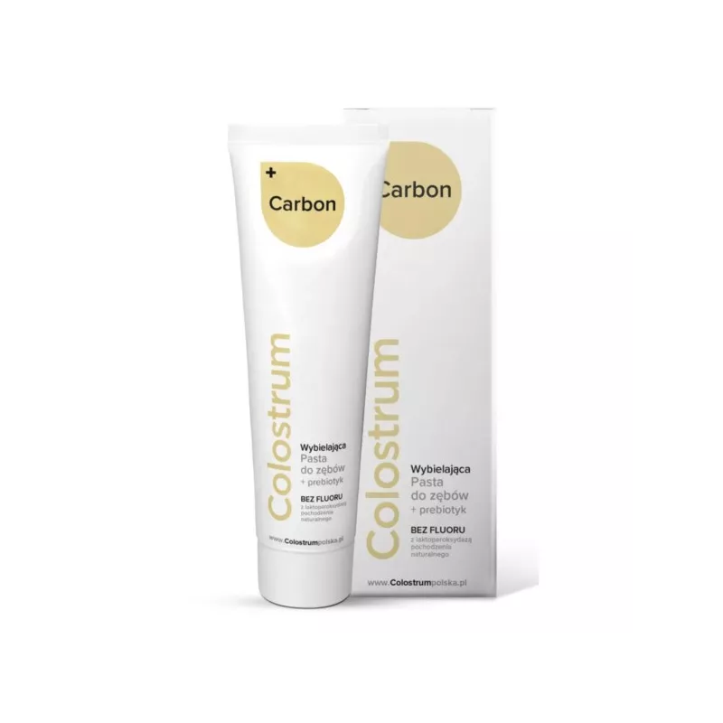 Colostrum CARBON Pasta wybielająca do zębów 75 ml Colostrum CARBON Pasta wybielająca do zębów 75 ml