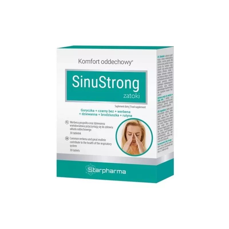 Starpharma SinuStrong Zatoki 30 tabletki Starpharma SinuStrong Zatoki 30 tabletki