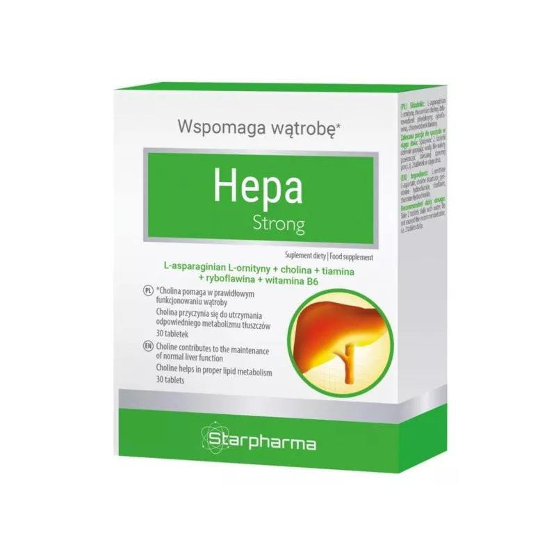 Starpharma HepaStrong 30 tabletki Starpharma HepaStrong 30 tabletki