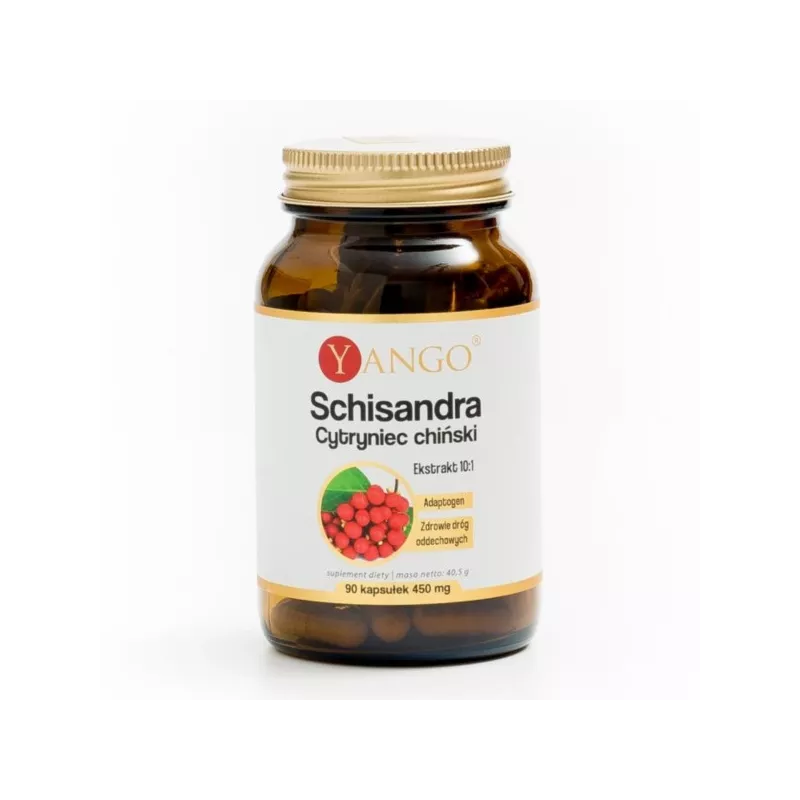 Yango Schisandra Ekstrakt 90 Kaps. 450 Mg stres Yango Schisandra Ekstrakt 90 Kaps. 450 Mg stres