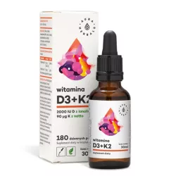 Aura Herbals Witamina D3 2000 K2 Mk7 30 Ml Aura Herbals Witamina D3 2000 K2 Mk7 30 Ml
