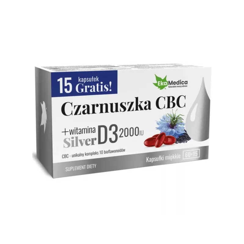 Ekamedica Czarnuszka CBC Silver 75 k Ekamedica Czarnuszka CBC Silver 75 k