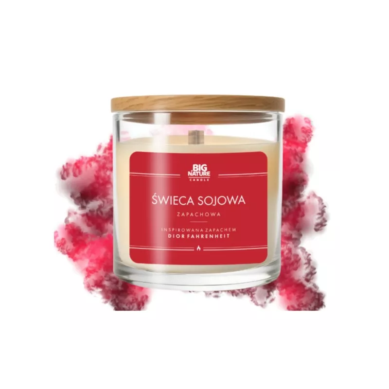 Big Nature Świeca Sojowa DIOR FAHRENHEIT 215 g Big Nature Świeca Sojowa DIOR FAHRENHEIT 215 g