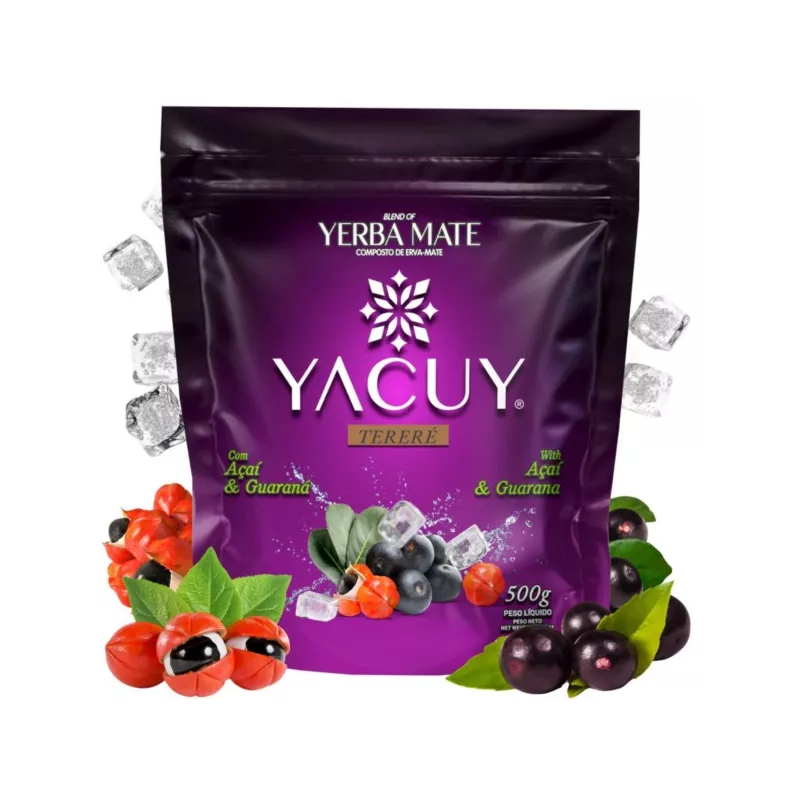Yacuy Green Yerba Mate Acai Menta Guarana 500 g
