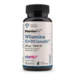 Pharmovit Witamina K2 + D3 4000 60 kap