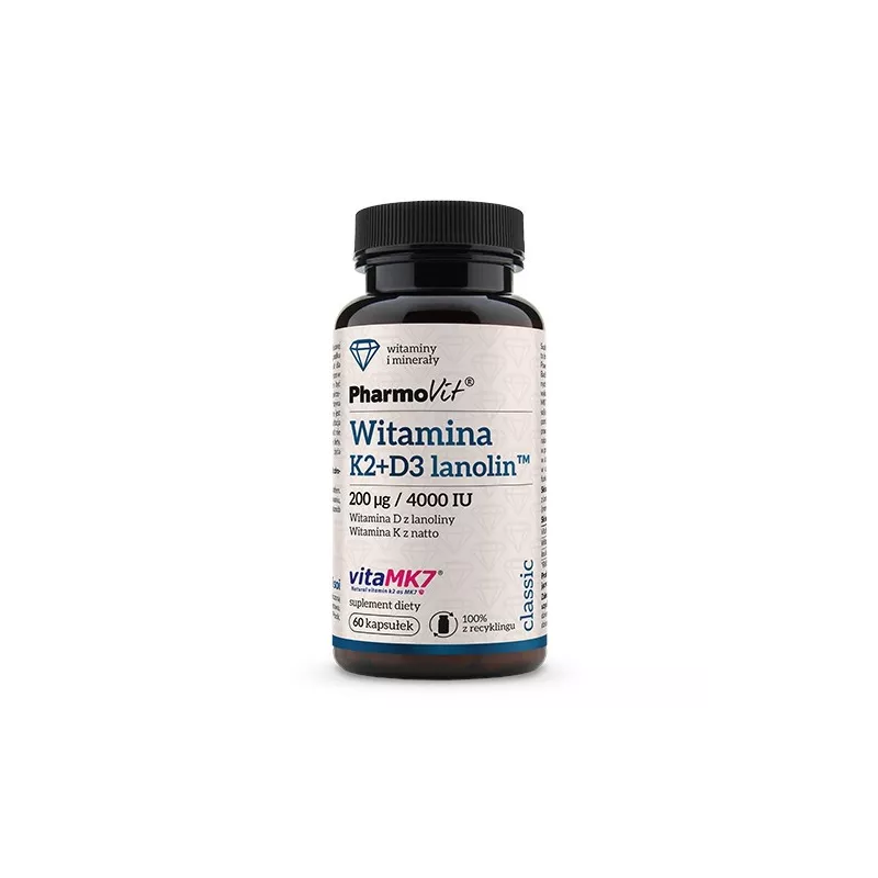 Pharmovit Witamina K2 + D3 4000 60 kap