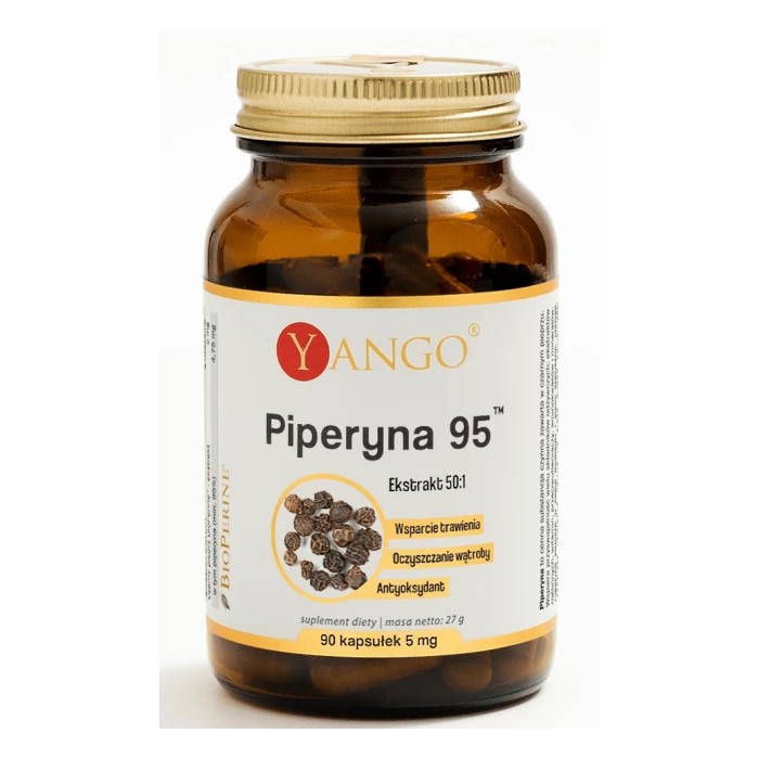 Yango Piperyna Ekstrakt 50:1 90 Kapsułki Yango Piperyna Ekstrakt 50:1 90 Kapsułki