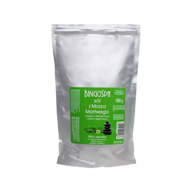 BINGO SÓL Z MORZA MARTWEGO Z OLEJEM ARGANOWYM 1KG BINGO SÓL Z MORZA MARTWEGO Z OLEJEM ARGANOWYM 1KG