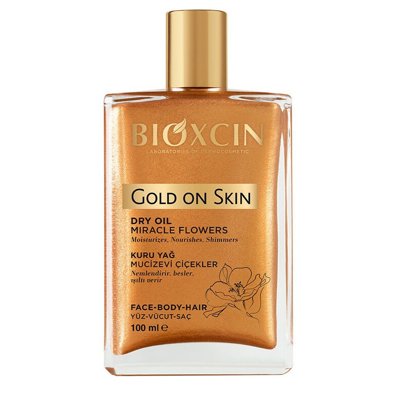 Bioxcin Gold Suchy olejek skóra twarz włosy 100 ml Bioxcin Gold Suchy olejek skóra twarz włosy 100 ml