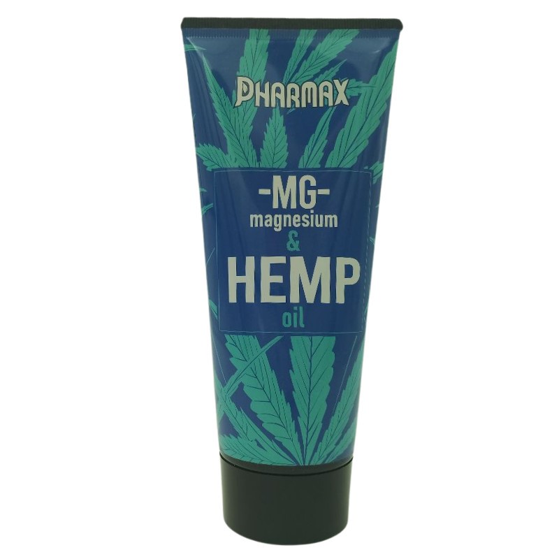 Pharmax Magnez & Konopie krem do nóg 200 ml Pharmax Magnez & Konopie krem do nóg 200 ml