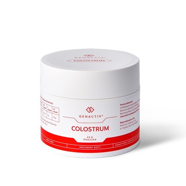 Genactiv Colostrum proszek puszka 45 g Genactiv Colostrum proszek puszka 45 g