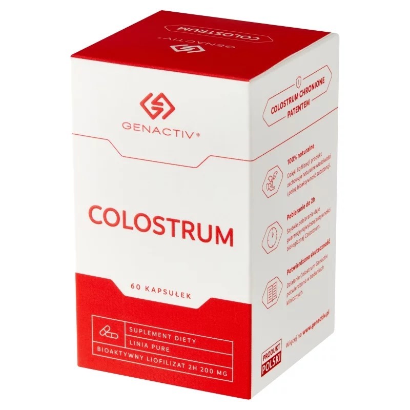 Genactiv Colostrum 60 kapsułek Genactiv Colostrum 60 kapsułek