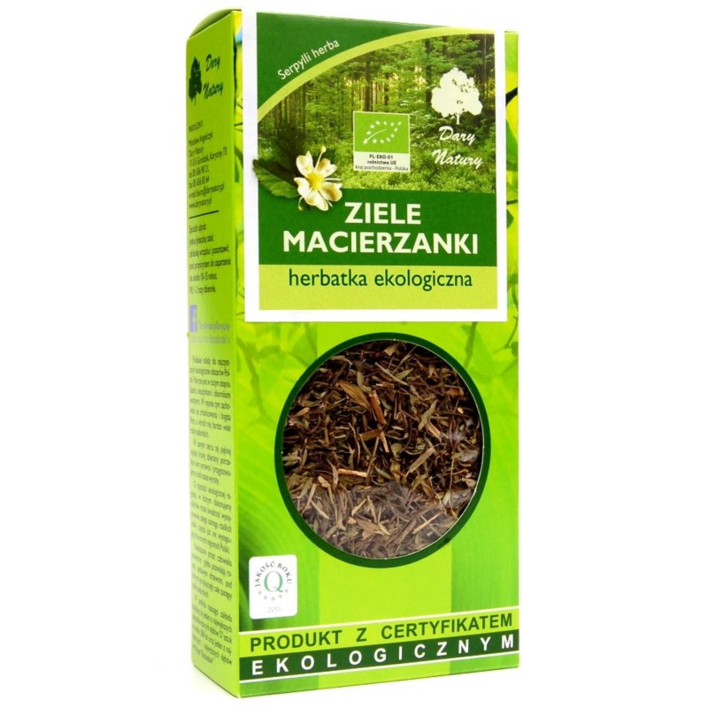Dary Natury Macierzanka Ziele Eko 25G Dary Natury Macierzanka Ziele Eko 25G