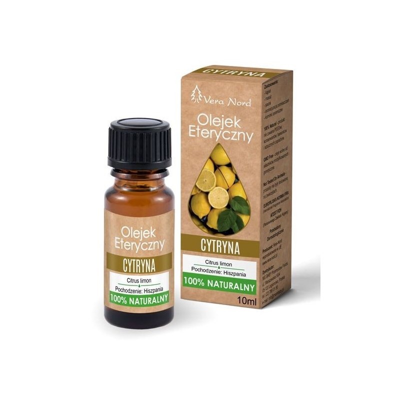 Vera Nord Cytryna Olejek Eteryczny 100% 10Ml