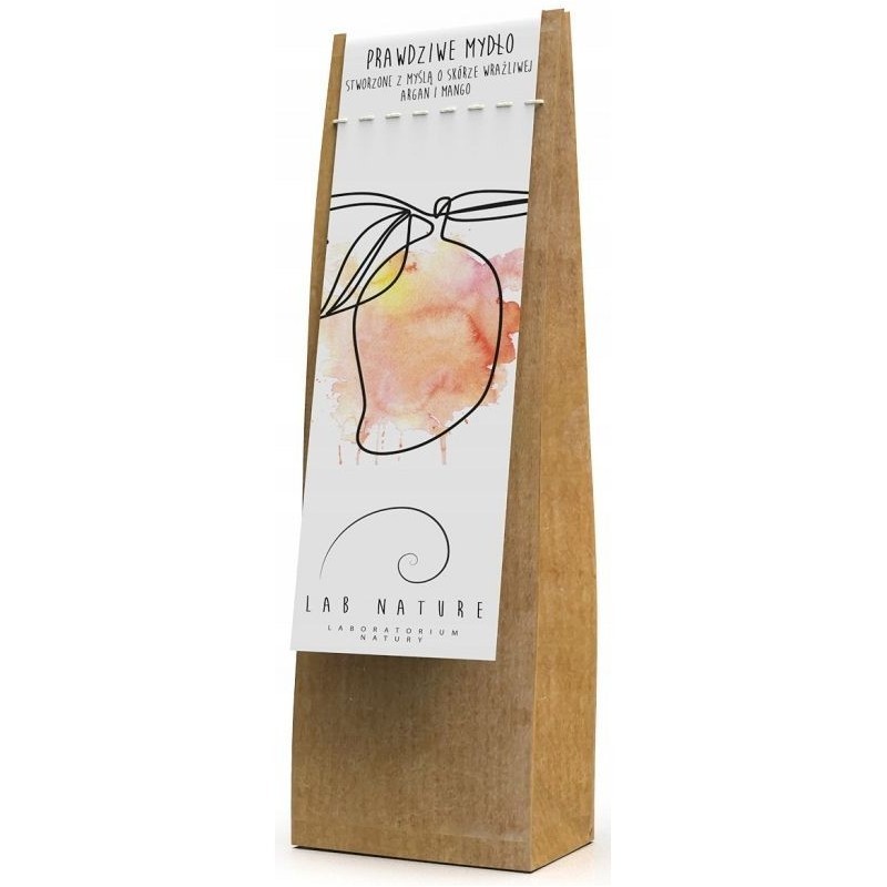 Lab Nature Mydło skóra wrażliwa Argan i Mango Lab Nature Mydło skóra wrażliwa Argan i Mango