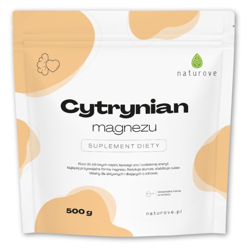 Naturove Magnez Cytrynian 500 g Naturove Magnez Cytrynian 500 g