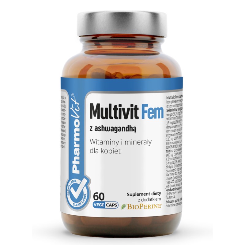 Pharmovit Multivit Fem 60 k Pharmovit Multivit Fem 60 k