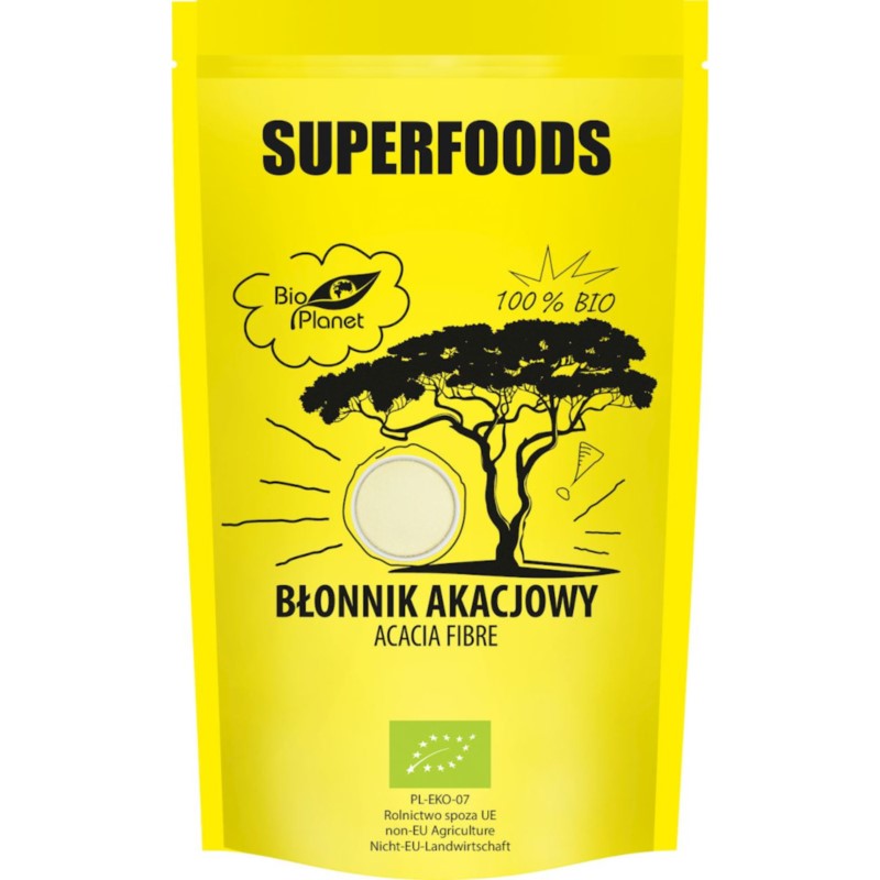 SUPERFOODS Błonnik akacjowy BIO 150 g SUPERFOODS Błonnik akacjowy BIO 150 g