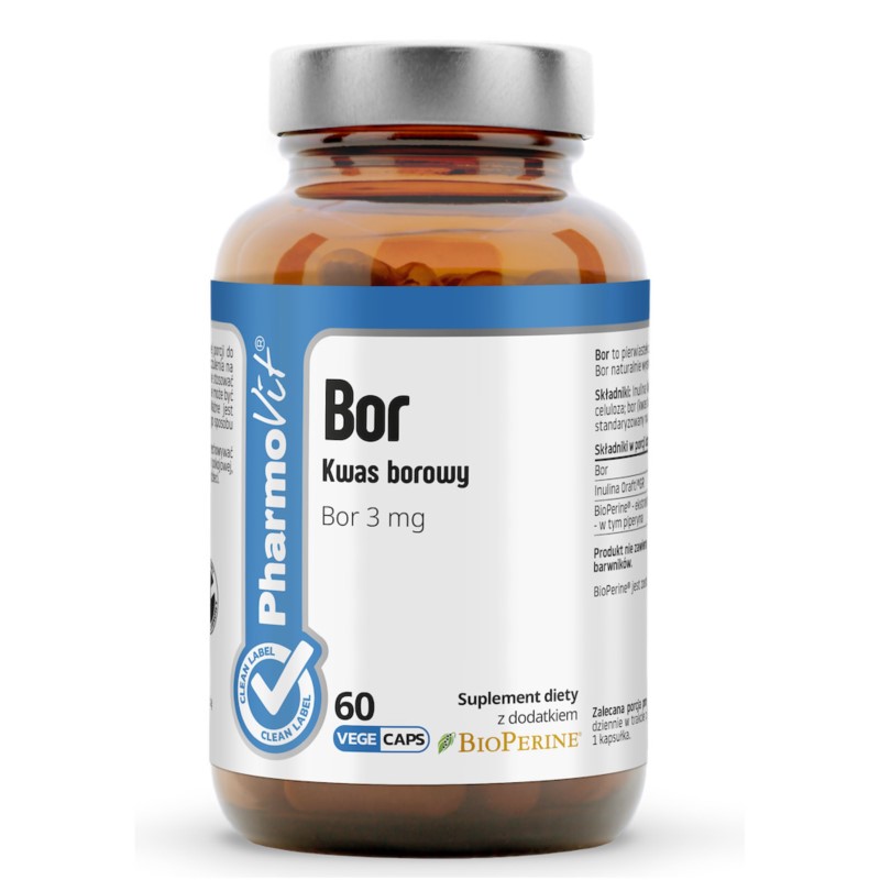 Pharmovit BOR Kwas borowy 60 k Pharmovit BOR Kwas borowy 60 k
